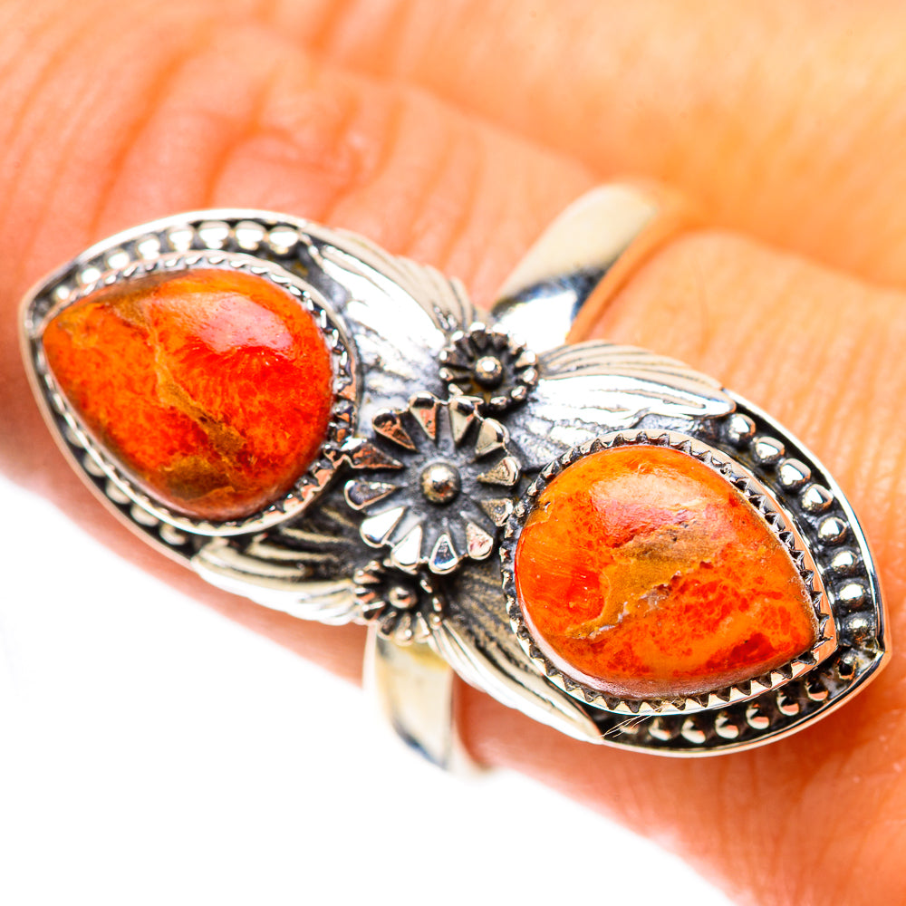 Sponge Coral Ring Size 9 (925 Sterling Silver) RING138483