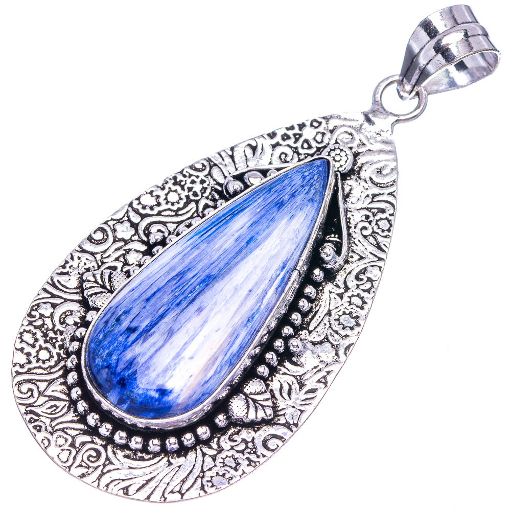 Kyanite Pendant 2 5/8" (German Silver)
