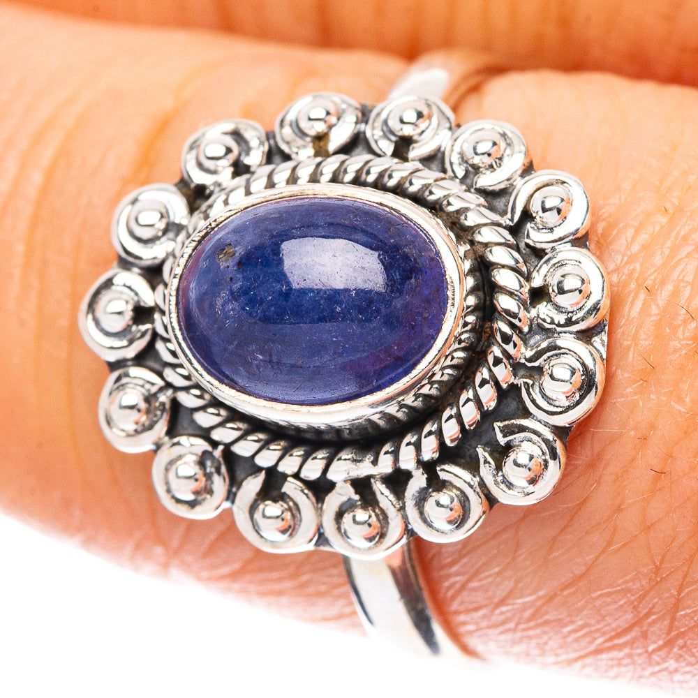 Rare Tanzanite Ring Size 8.25 (925 Sterling Silver) R4447