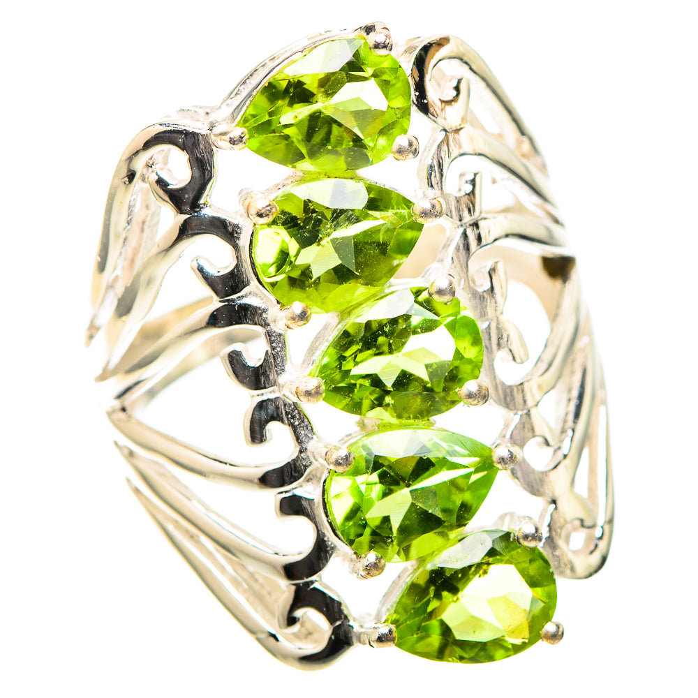 Peridot Ring Size 6.5 (925 Sterling Silver) RING138744