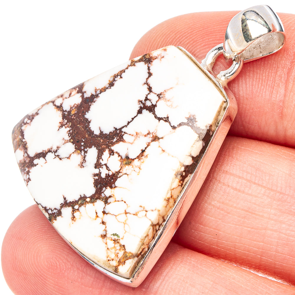 Wild Horse Jasper Pendant 1 3/8" (925 Sterling Silver) P43189