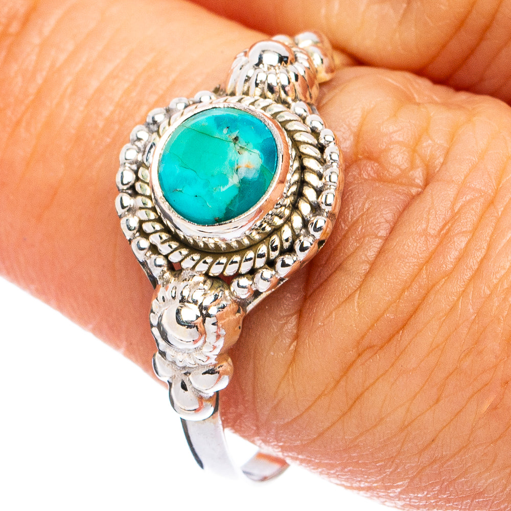 Mohave Turquoise Ring Size 9.25 (925 Sterling Silver) R8262