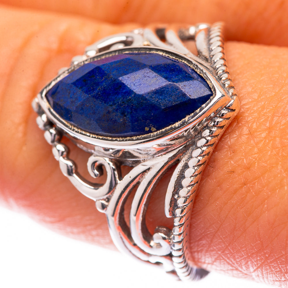 Lapis Lazuli Ring Size 9 (925 Sterling Silver) R140476