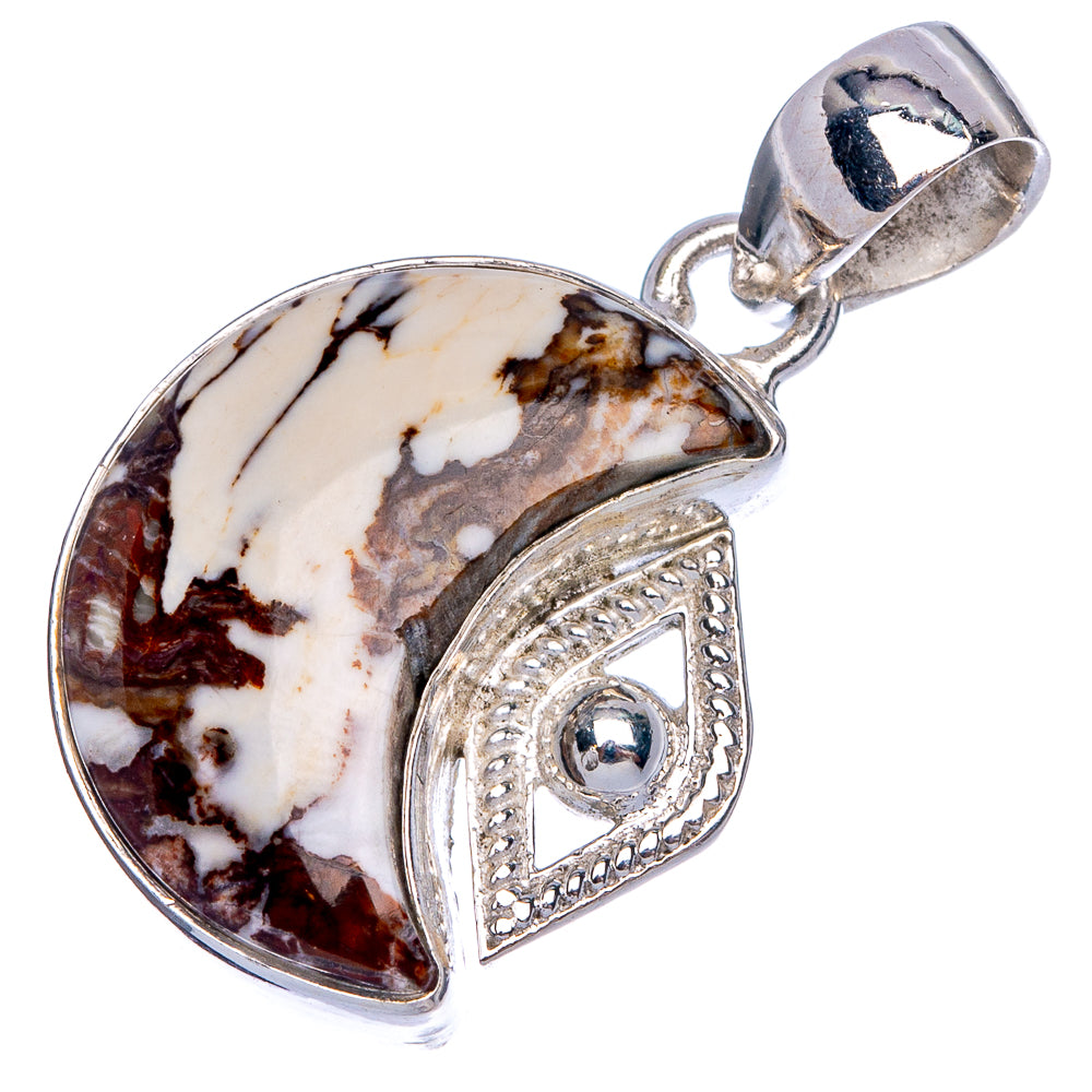 Wild Horse Jasper Pendant 1 1/4" (925 Sterling Silver) P40354