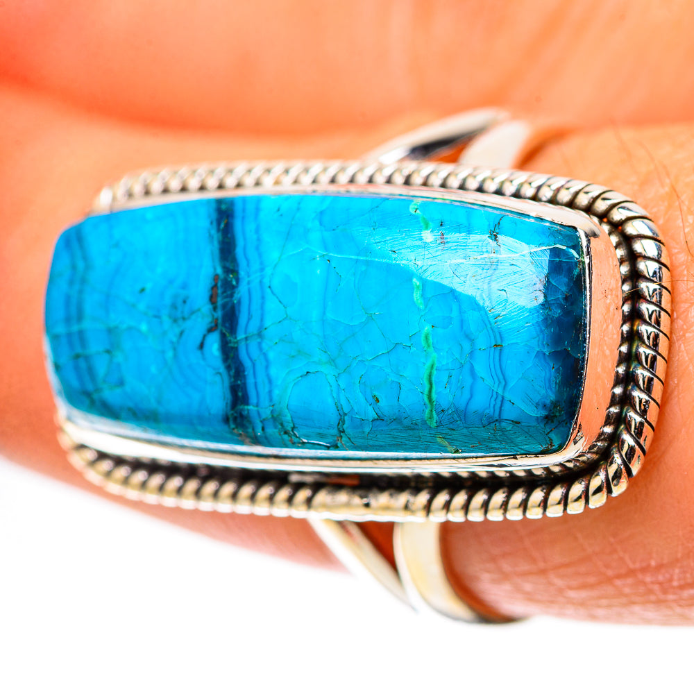 Chrysocolla Ring Size 8 (925 Sterling Silver) RING138681