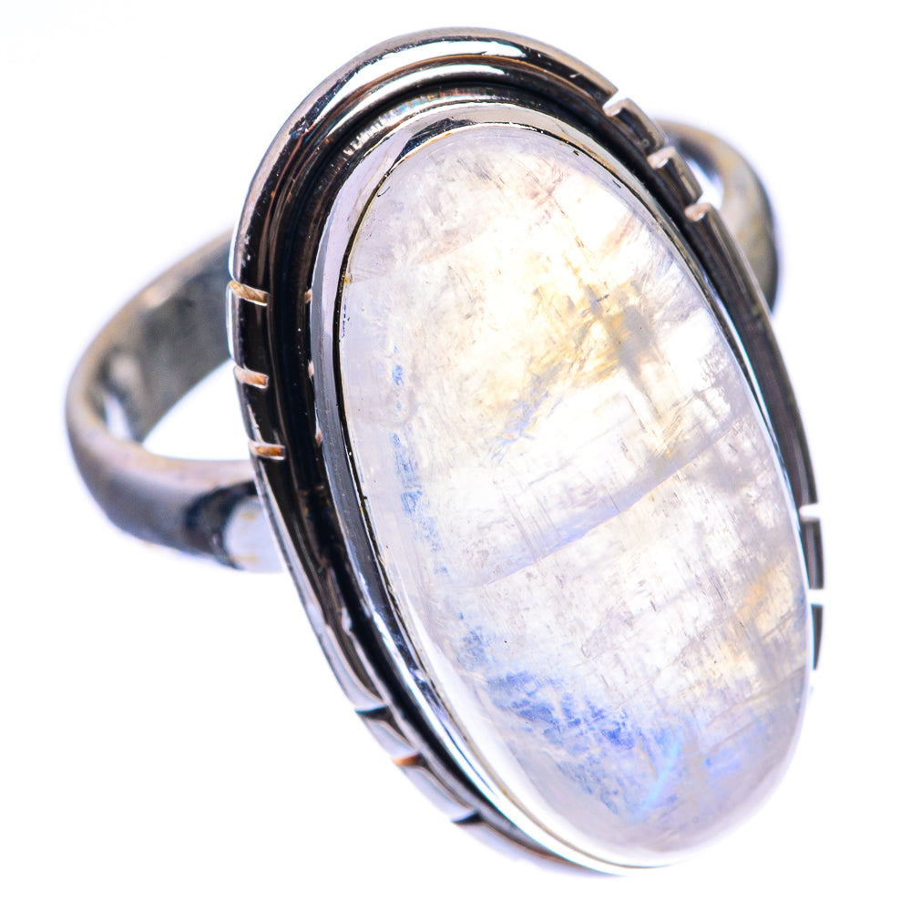 Rainbow Moonstone Ring Size 6 (925 Sterling Silver) RING143431