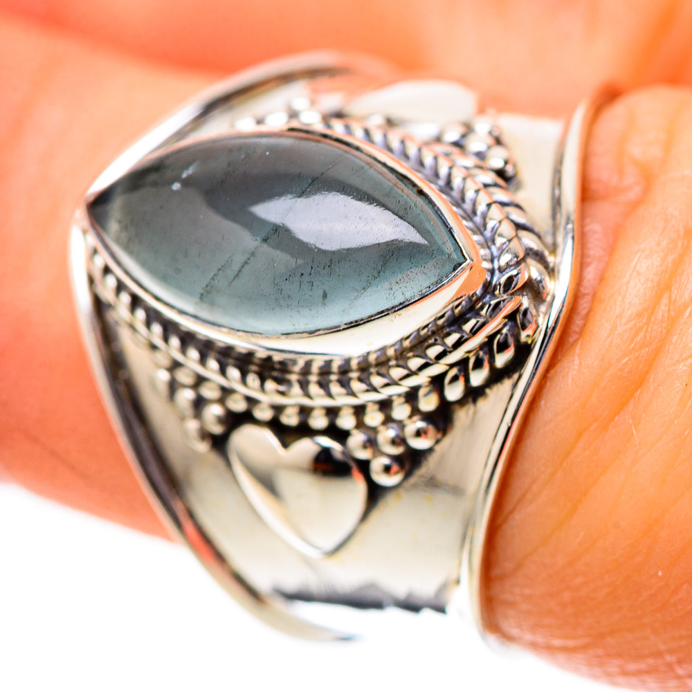 Natural Aquamarine Ring Size 6.5 (925 Sterling Silver) RING139720