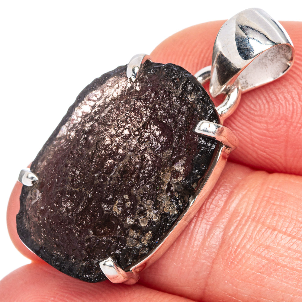 Rare Agni Manitite Pendant 1 1/4" (925 Sterling Silver) P41596