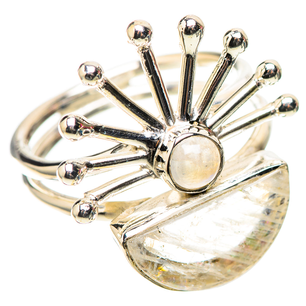 Premium Rainbow Moonstone Ring Size 6.25 (925 Sterling Silver) RING138249
