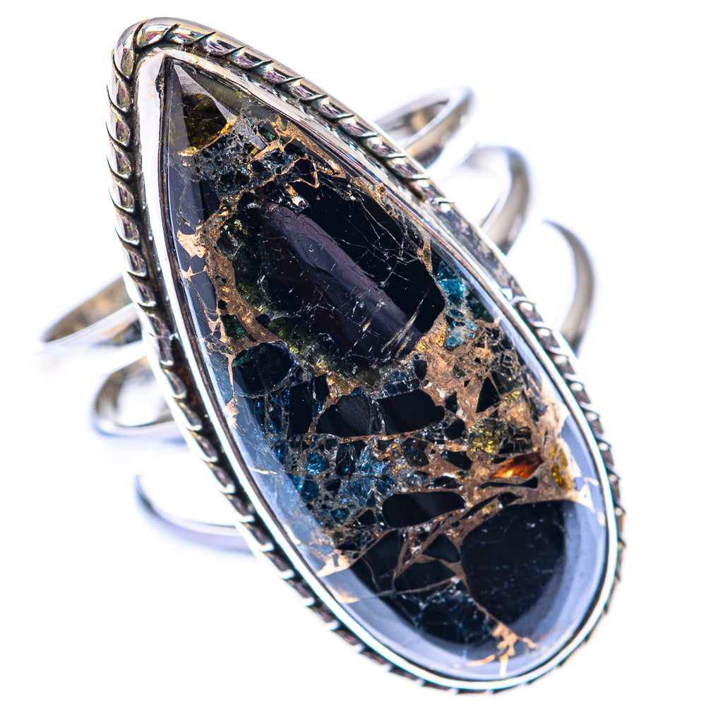 Large Mohave Black Onyx 925 Sterling Silver Ring Size 10.25 (925 Sterling Silver) RING140466