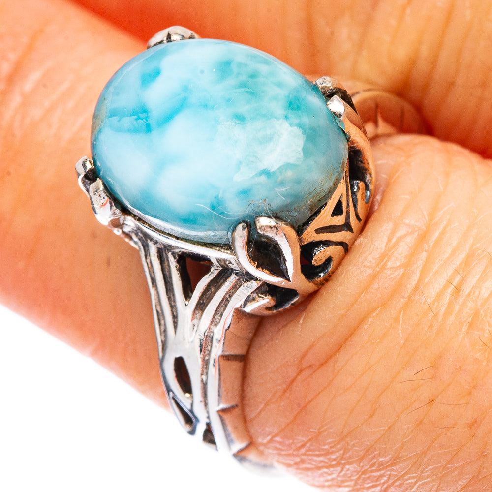 Larimar 925 Sterling Silver Ring Size 7 Ana Co R2418