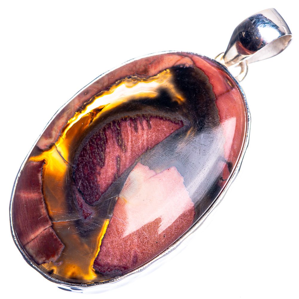 Butterfly Jasper 925 Sterling Silver Pendant 2 1/8"