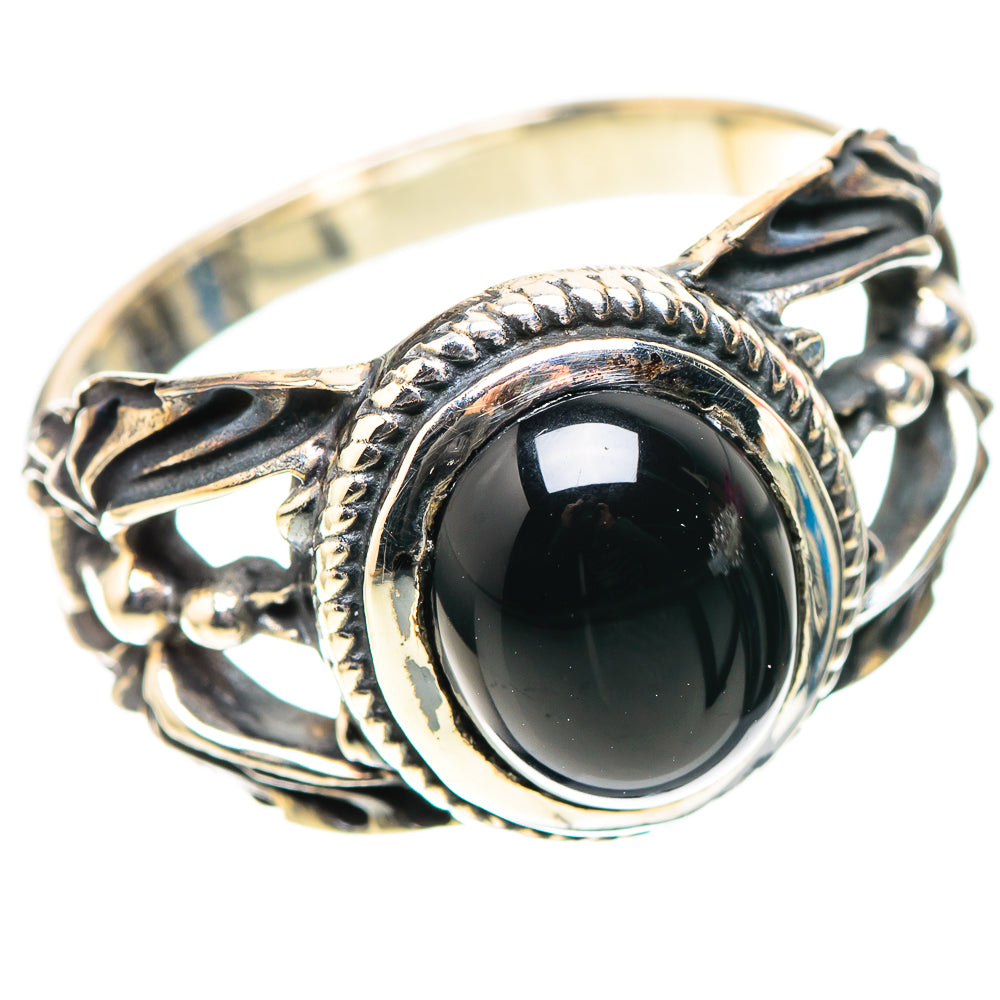 Black Onyx Ring Size 9.25 (925 Sterling Silver) RING138365
