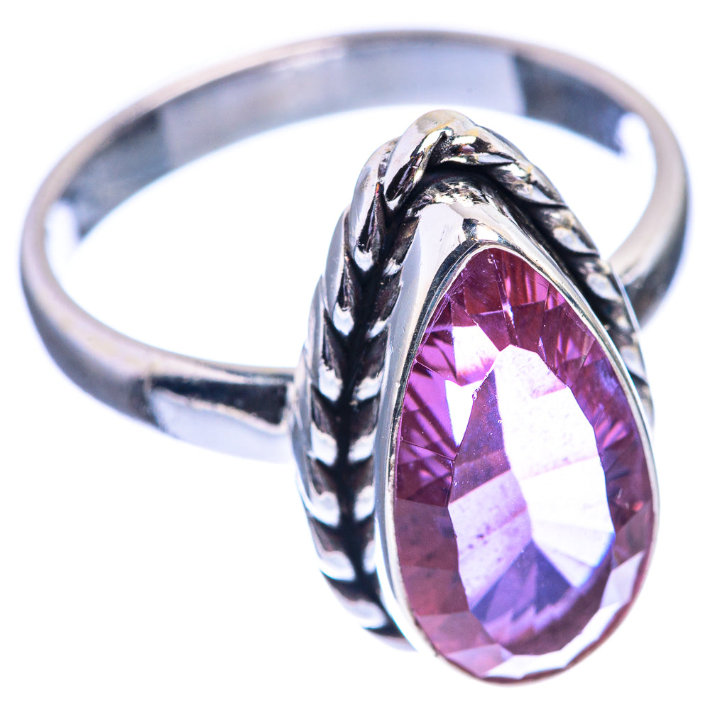 Faceted Alexandrite (Lab.) Ring Size 9 (925 Sterling Silver) R141985