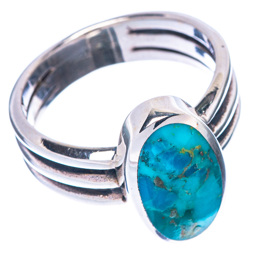 Rare Arizona Turquoise Ring Size 6.5 (925 Sterling Silver) R1578