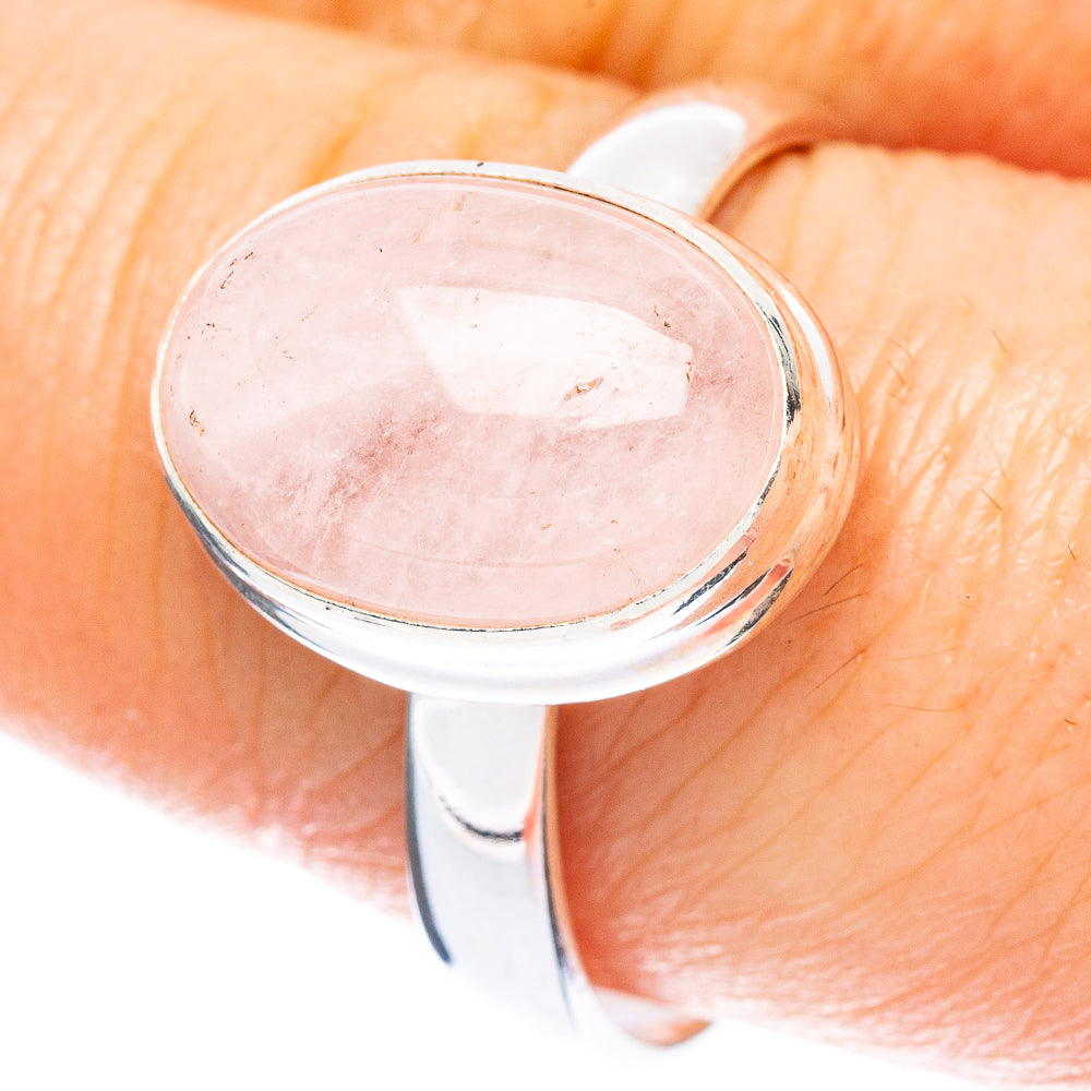 Rare Morganite Ring Size 9.75 (925 Sterling Silver) R2547