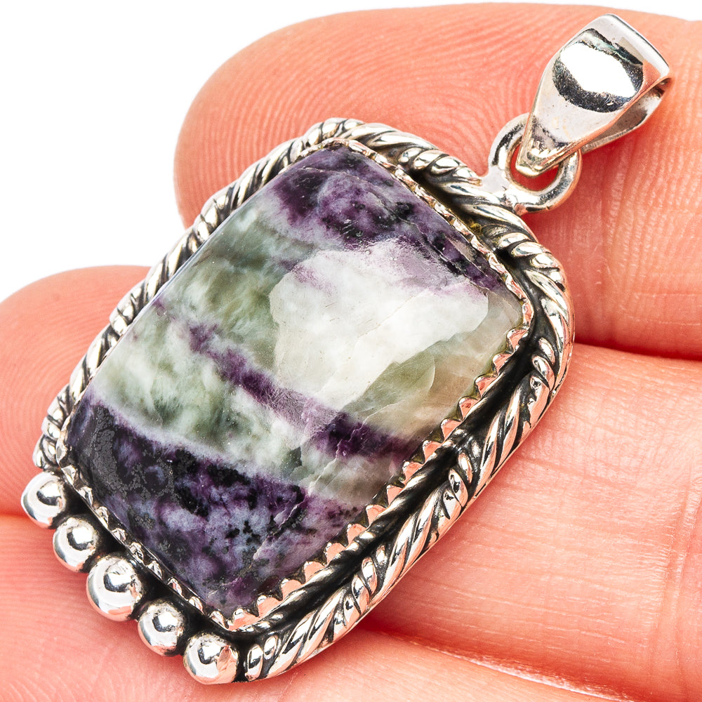 Kammererite Pendant 1 1/2" (925 Sterling Silver) P43831