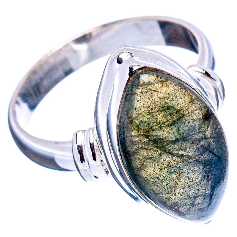 Labradorite Ring Size 7.75 (.925 Sterling Silver)