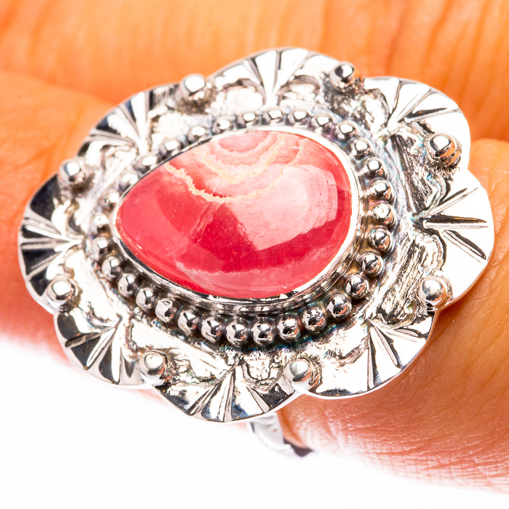 Premium Rhodochrosite Ring Size 6 (925 Sterling Silver) R141865