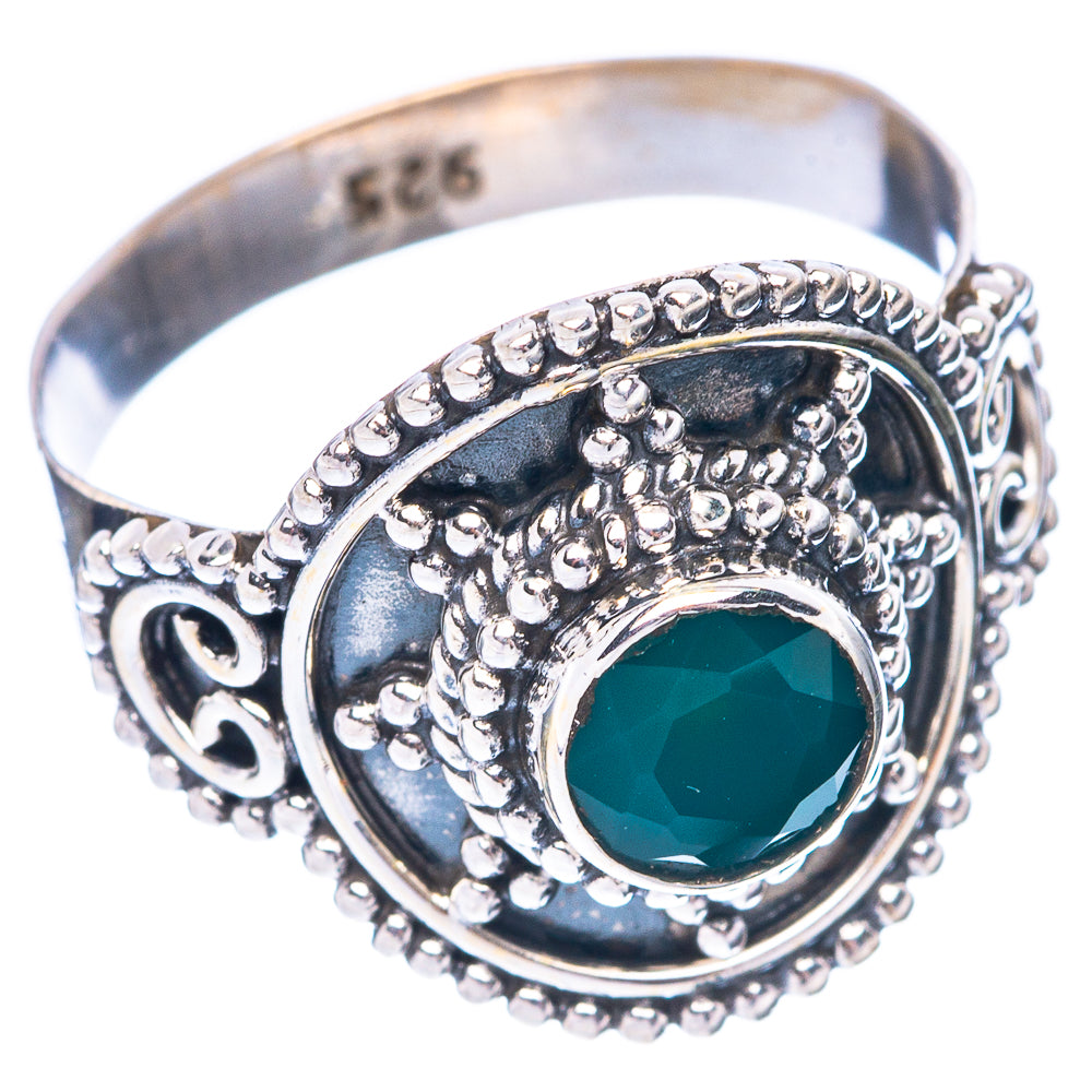 Green Sillimanite Ring Size 7 (925 Sterling Silver) R5570