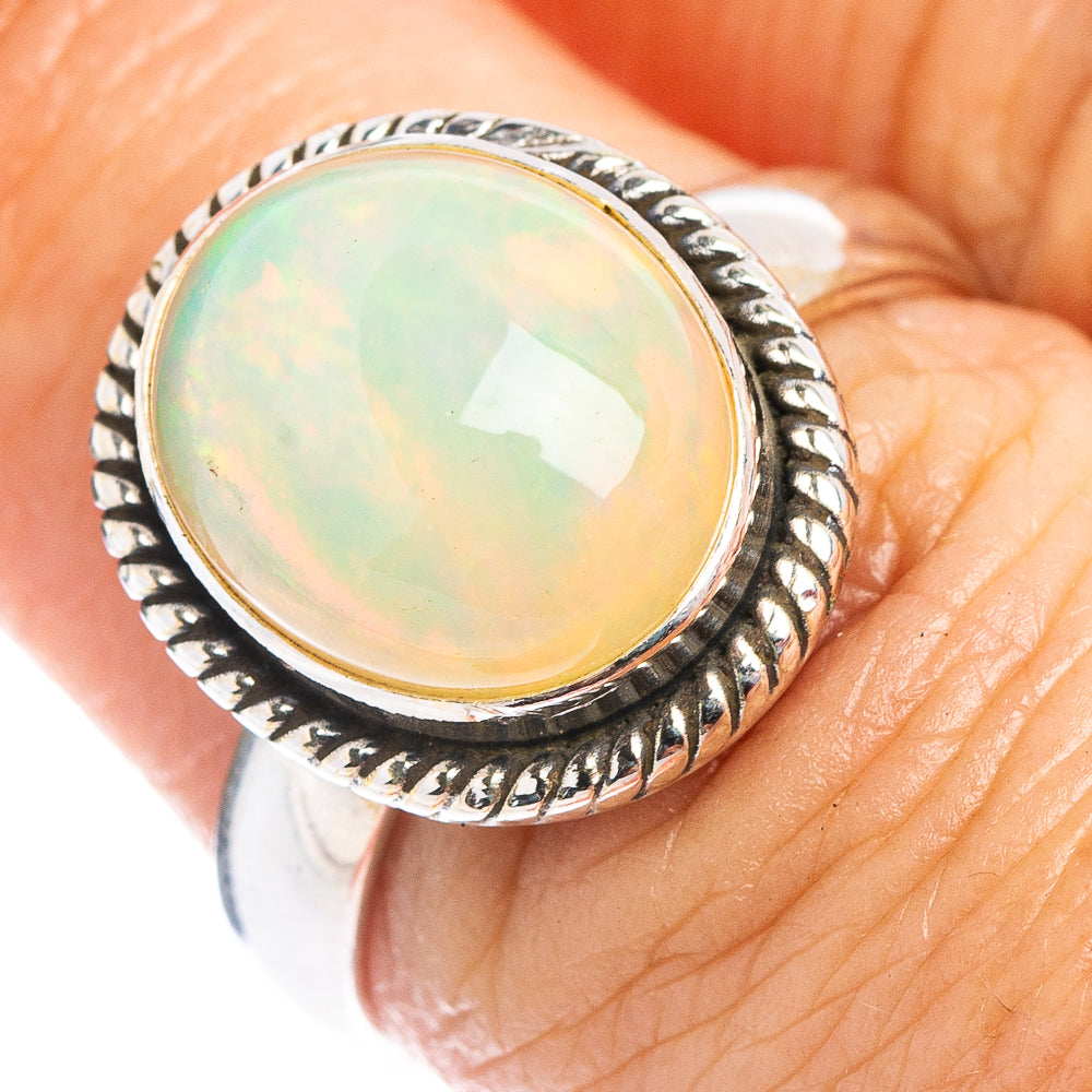 Rare Ethiopian Opal Ring Size 7.25 (.925 Sterling Silver)