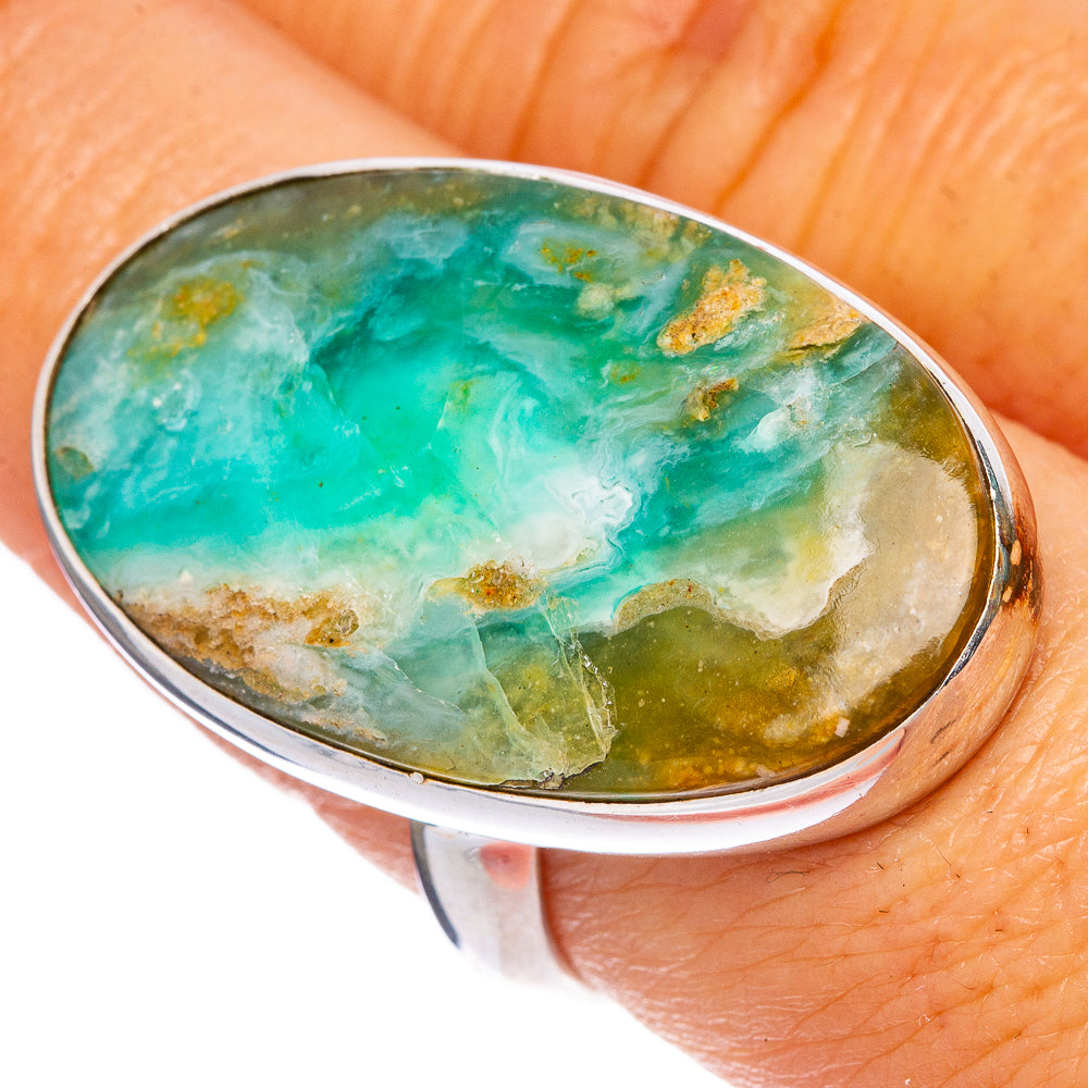 Rare Peruvian Opal Ring Size 8.25 (925 Sterling Silver) R1332
