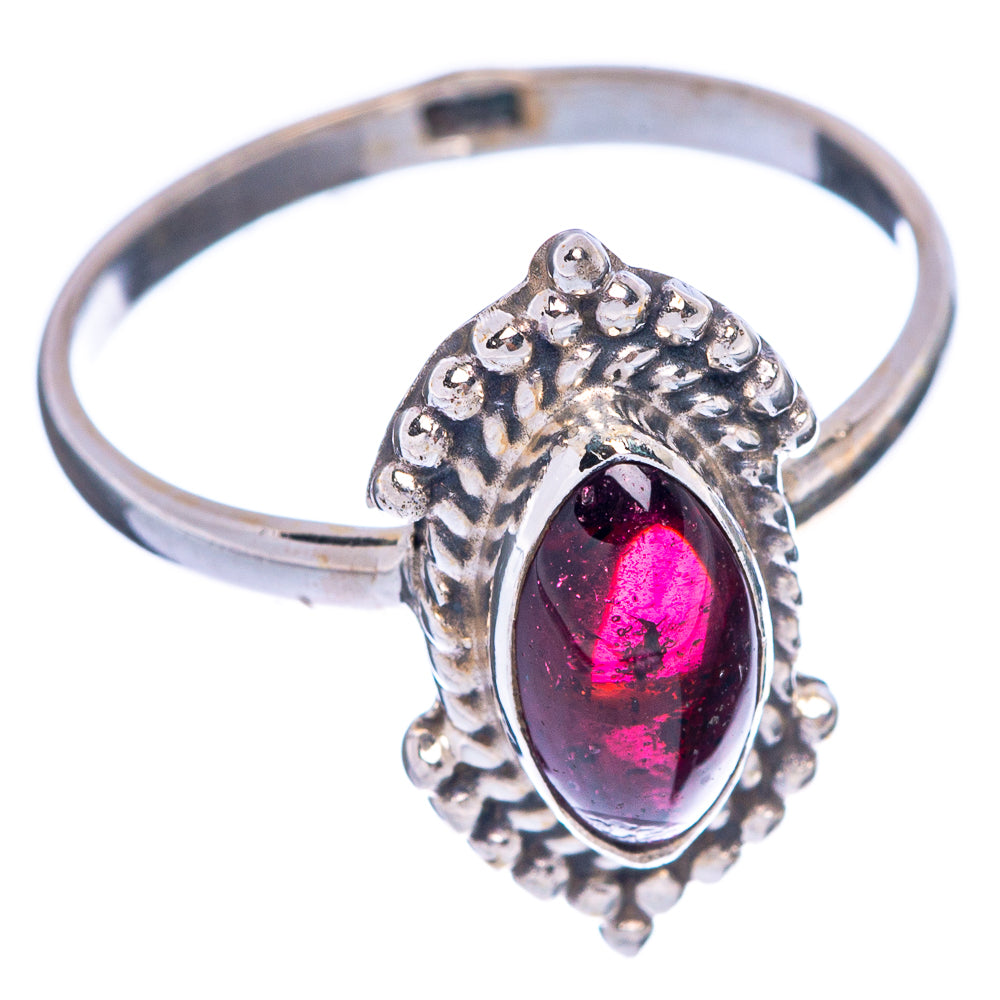 Garnet Dainty Ring Size 6.5 (925 Sterling Silver) R145698