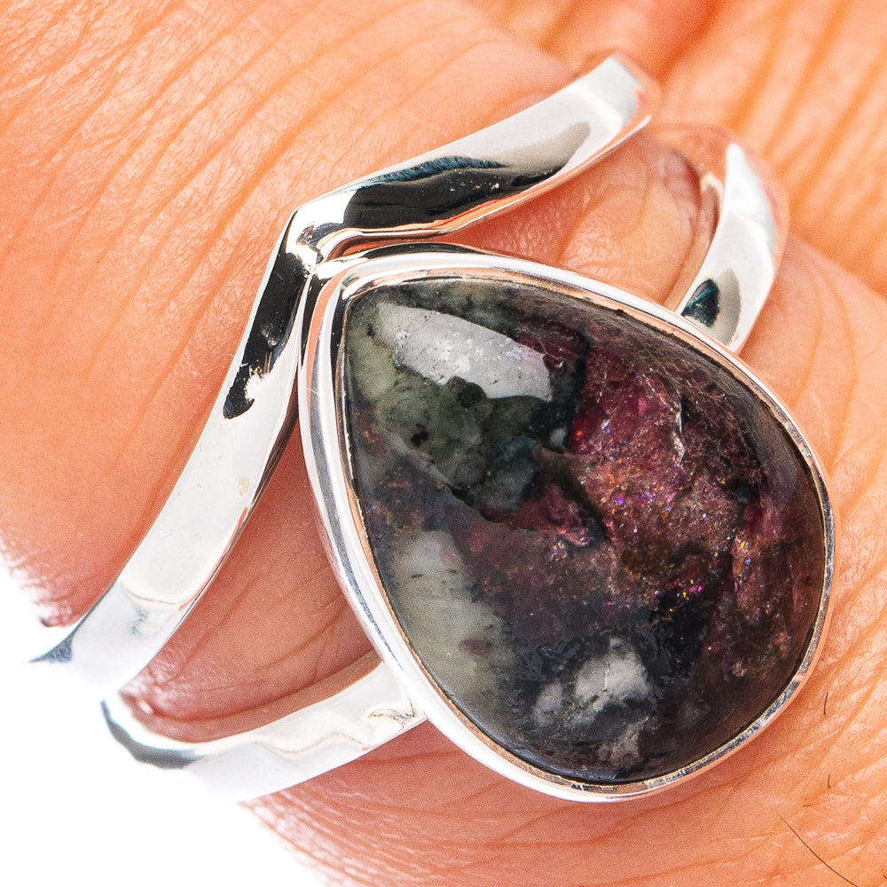 Premium Russian Eudialyte Ring Size 8 (925 Sterling Silver) R7629