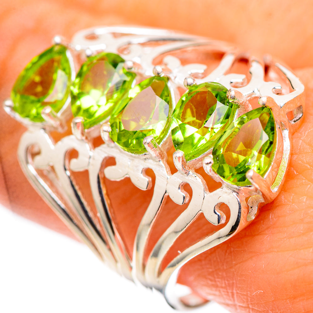 Peridot 925 Sterling Silver Ring Size 10 (925 Sterling Silver) RING139455