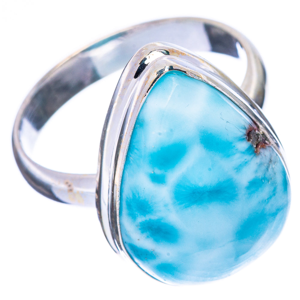 Larimar Ring Size 8.75 (925 Sterling Silver) R2304