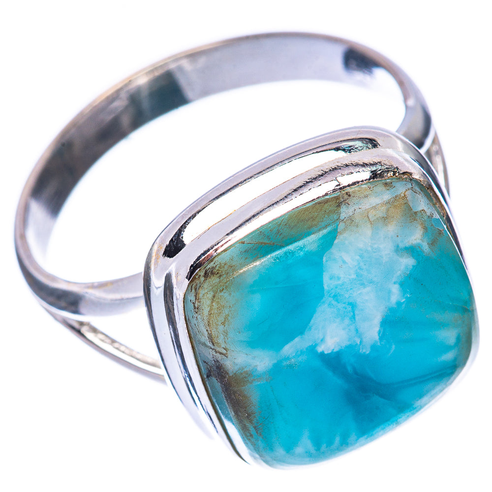 Larimar Ring Size 9 (925 Sterling Silver) R1693