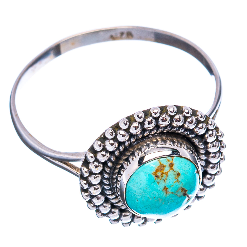 Sonoran South Hill Turquoise Dainty Ring Size 9 (.925 Sterling Silver)