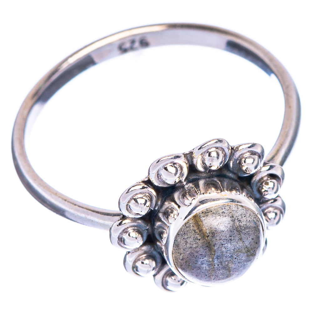 Labradorite Dainty Ring Size 5.75 (925 Sterling Silver) R1069