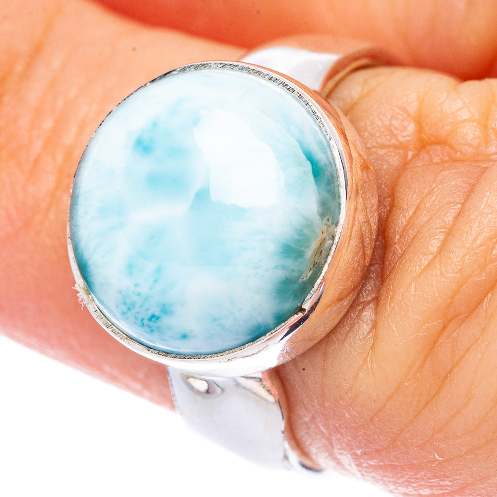 Larimar Ring Size 6 (925 Sterling Silver) R1729