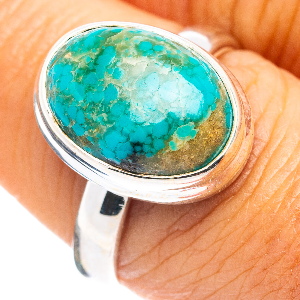 Royston Turquoise Ring Size 8 (.925 Sterling Silver)
