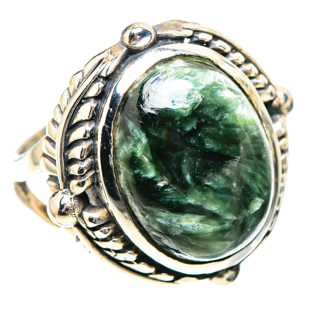 Seraphinite Ring Size 7 (925 Sterling Silver) RING139175