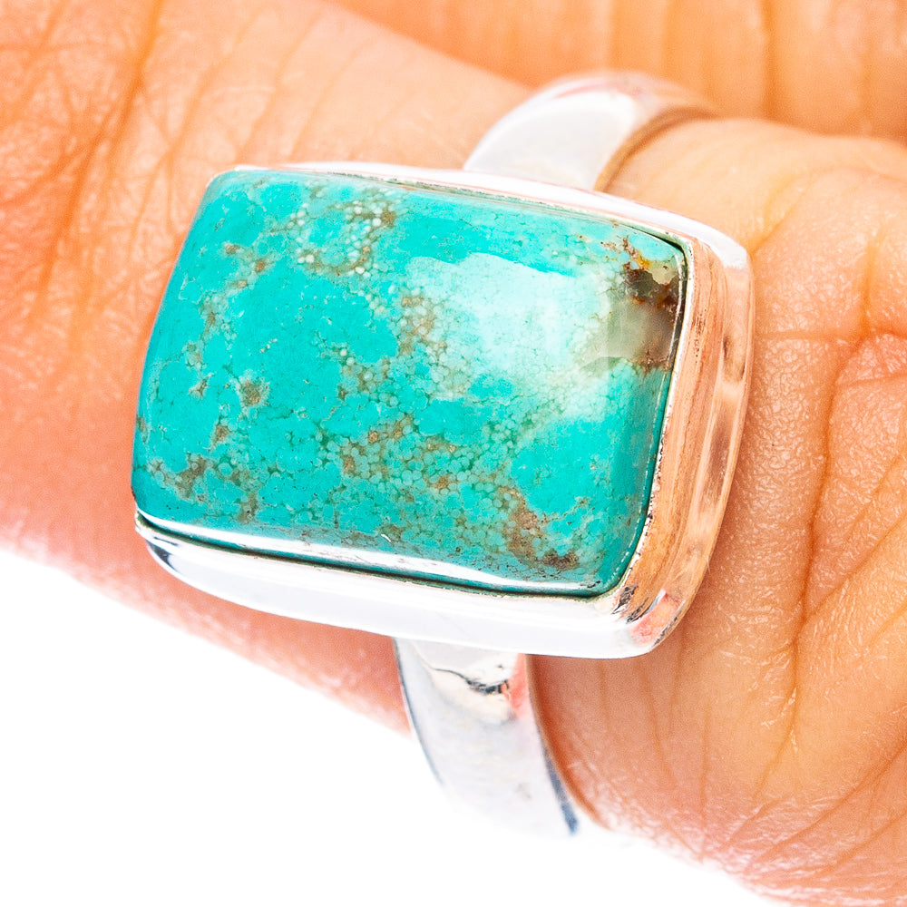 Rare Golden Hills Turquoise Ring Size 6.25 (925 Sterling Silver) R4928