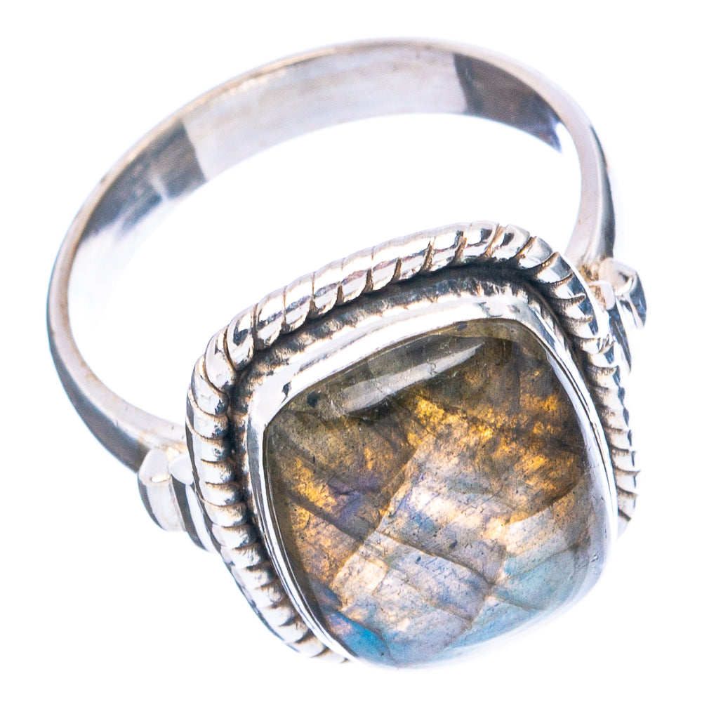 Labradorite Ring Size 6.75 (.925 Sterling Silver)