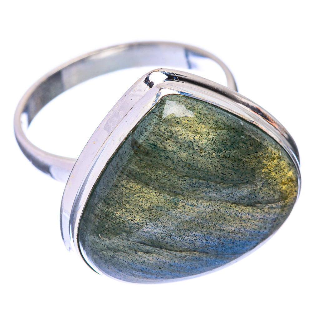 Large Labradorite Ring Size 9.75 (925 Sterling Silver) R141471