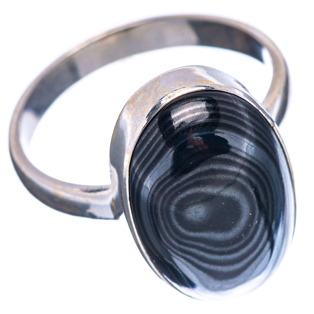 Psilomelane  Ring Size 8 (.925 Sterling Silver)