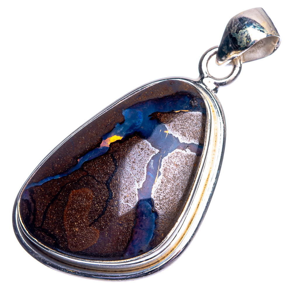 Boulder Opal Pendant 1 5/8" (925 Sterling Silver) P39175