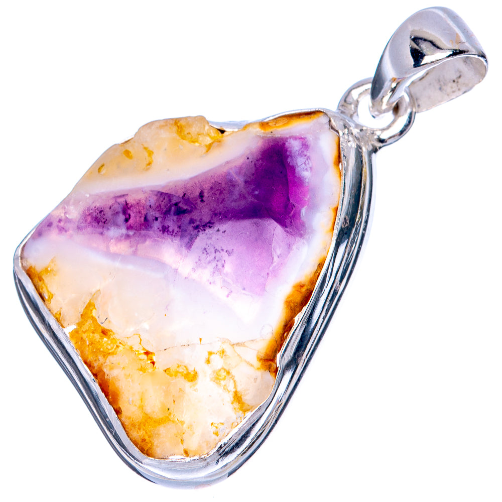 Rare Cacoxenite Pendant 1 1/2" (925 Sterling Silver) P41307