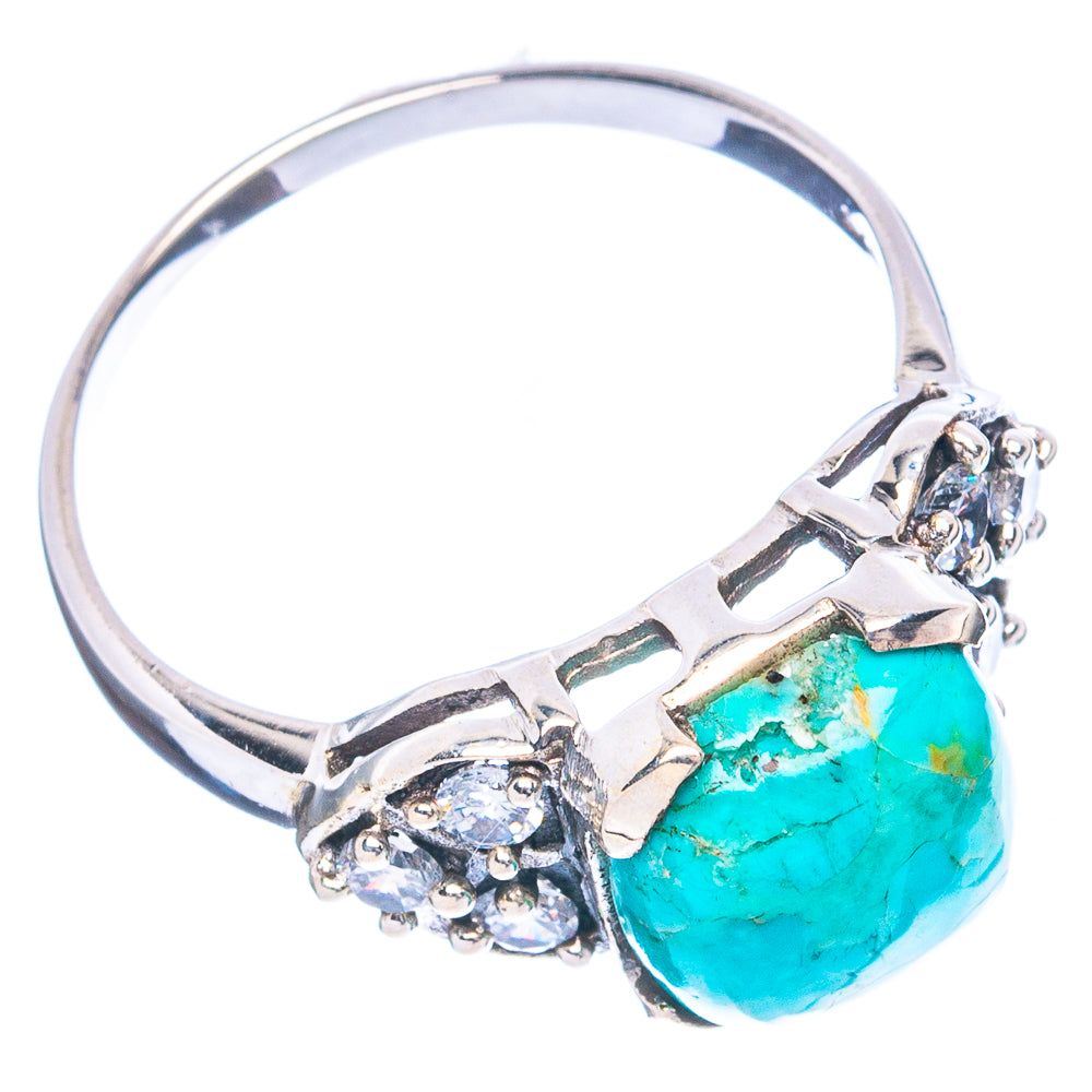 Rare Arizona Turquoise Ring Size 9.5 (925 Sterling Silver) R4777