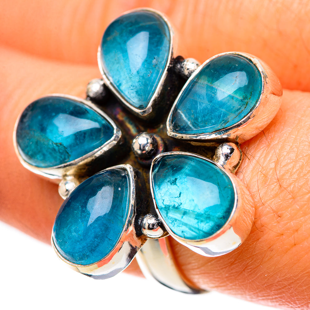 Large Rainbow Moonstone 925 Sterling Silver Ring Size 7.75 (925 Sterling Silver) RING139718