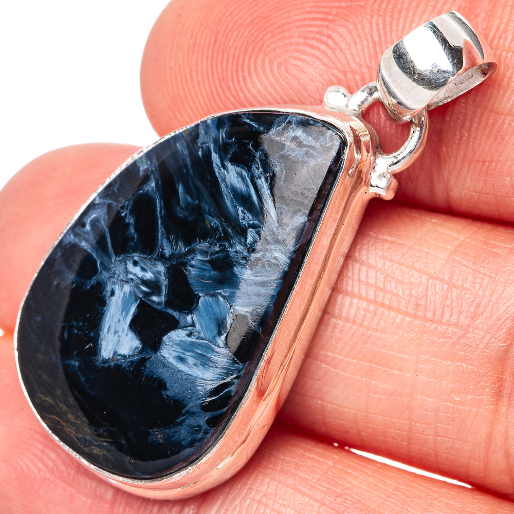 Rare Pietersite 925 Sterling Silver Pendant 1 1/2" (925 Sterling Silver) P42620