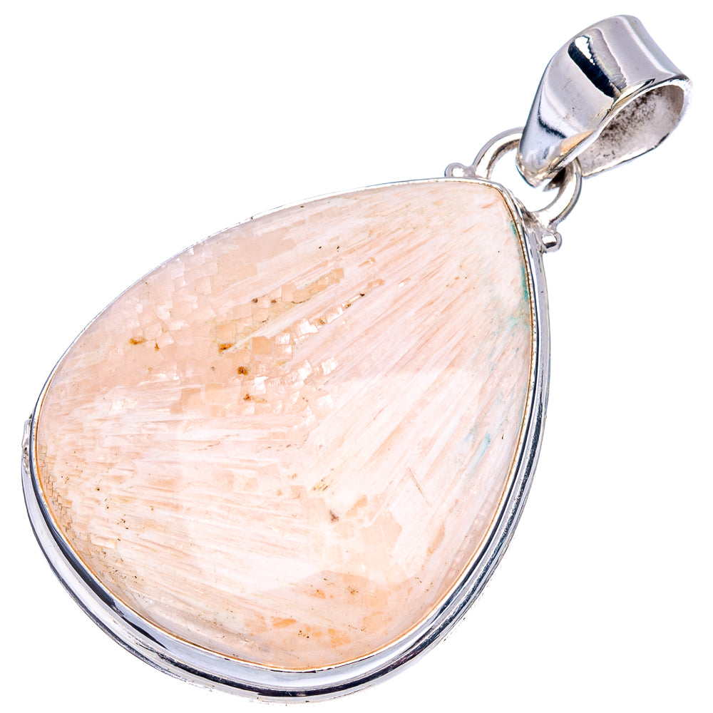 Scolecite Pendant 1 3/4" (.925 Sterling Silver)