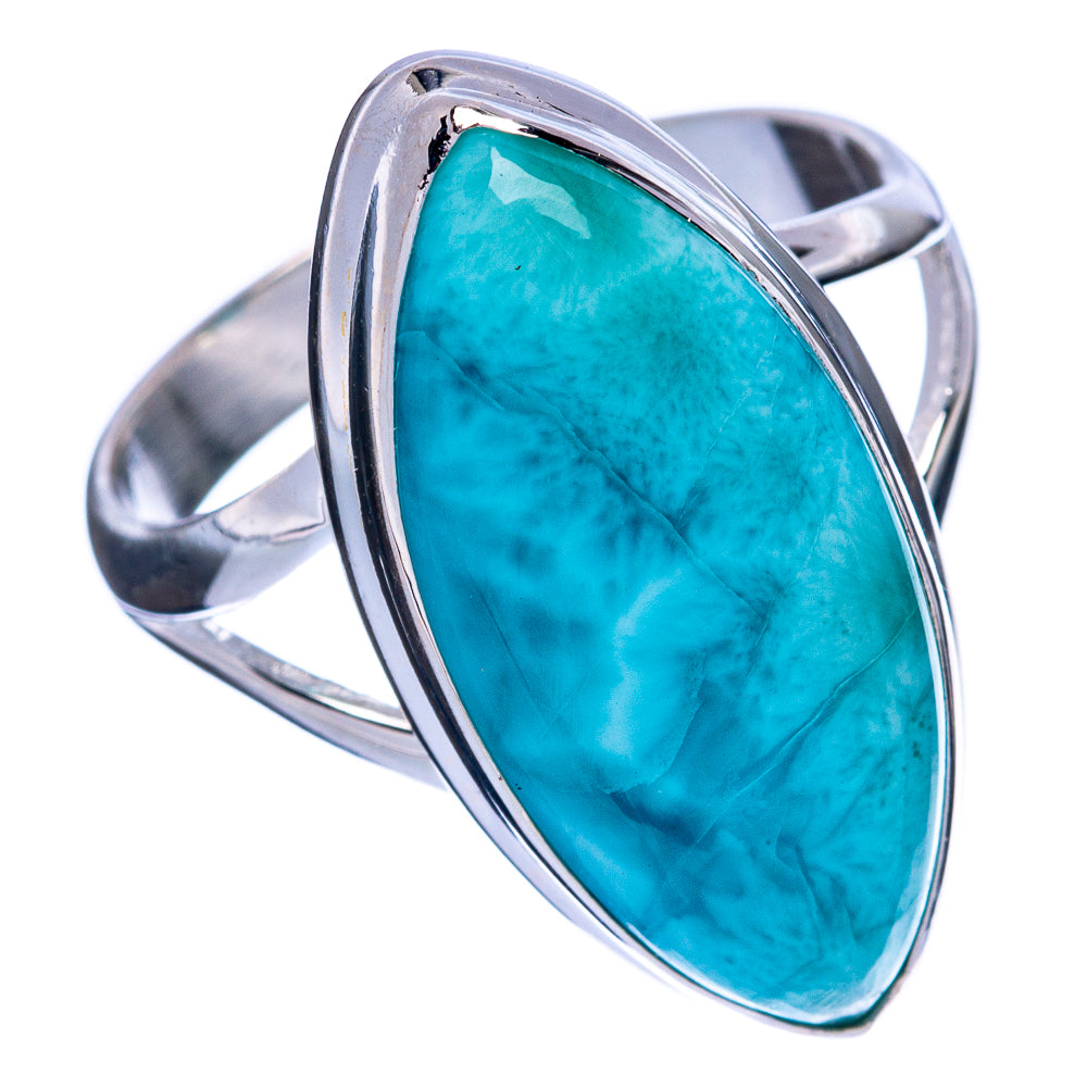 Larimar Ring Size 7.75 (925 Sterling Silver) R146248