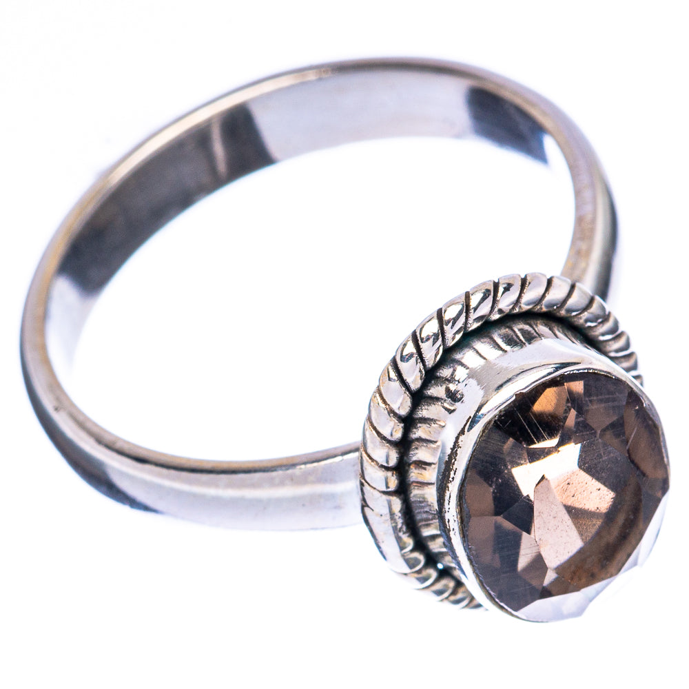 Value Smoky Quartz Ring Size 6.75 (925 Sterling Silver) R3260