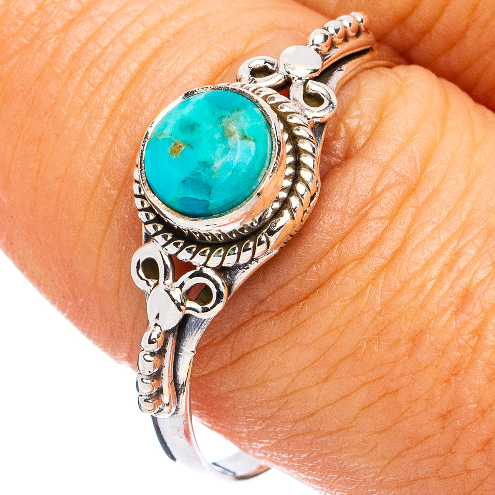 Mohave Turquoise Ring Size 10.25 (925 Sterling Silver) R8279