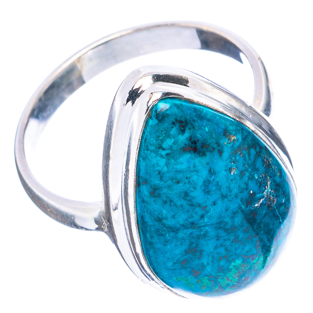 Peruvian Chrysocolla Ring Size 9.75 (.925 Sterling Silver)